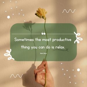 Taking a little break 🍀